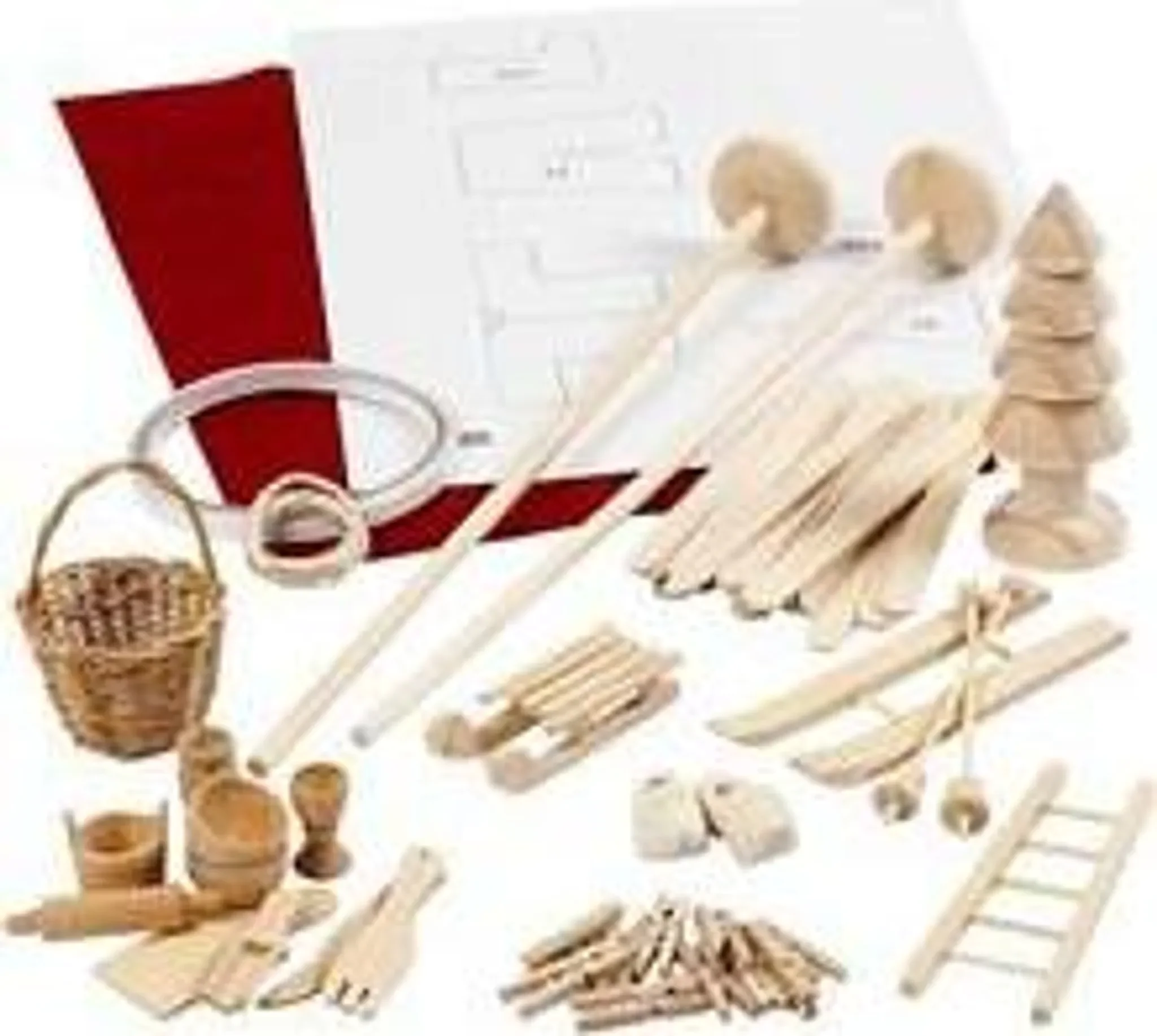 Gnome-Tür Bastelset aus Holz – Miniatur-Zubehör für Wichtelwelt